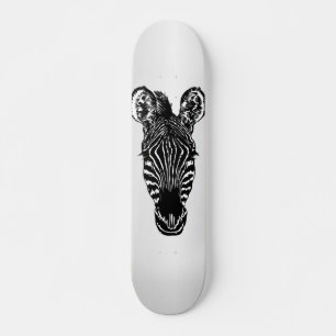 Zebra op Silver Persoonlijk Skateboard