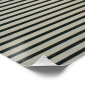 Zebra-Optik Poster | Surrealistische Tierkunst (Hoek)