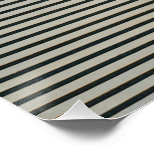 Zebra-Optik Poster | Surrealistische Tierkunst (Hoek)