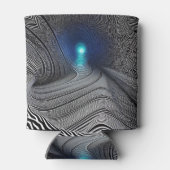 Zebra Optische Illusiedruk, Blikjeskoeler (Achterkant)