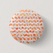 Zebra Oranje en wit afdrukken Ronde Button 3,2 Cm (Voorkant)
