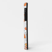 Zebra Oranje en witte poka Dot Case-Mate iPhone Case (Achterkant/links)