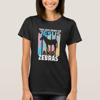 Zebra outfit voor zebra liefhebbers voor jongens P T-shirt