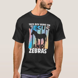 Zebra outfit voor zebra liefhebbers voor jongens P T-shirt