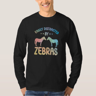 Zebra-outfit voor zebra-liefhebbers voor vrouwen e t-shirt