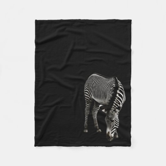 Zebra P4435 Fleece Deken (Voorkant)