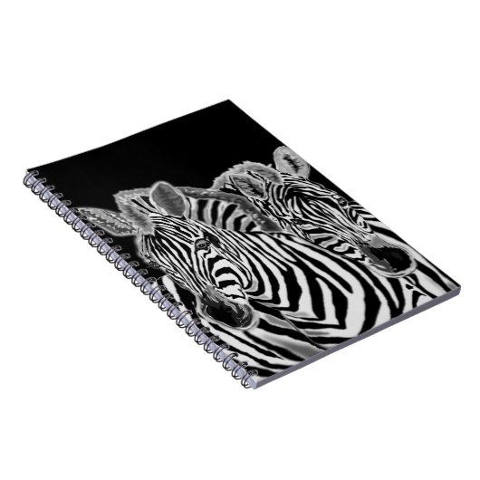 Zebra Paar Notitieboek (Rechterzijde)