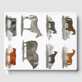 Zebra - Paarden - Koe Kinder Cadeau Gastenboek (Voorkant)