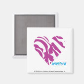 ZEBRA PAARS 2 MAGNEET (Voorkant / Achterkant)