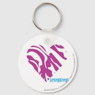 Zebra Paars 2 Sleutelhanger