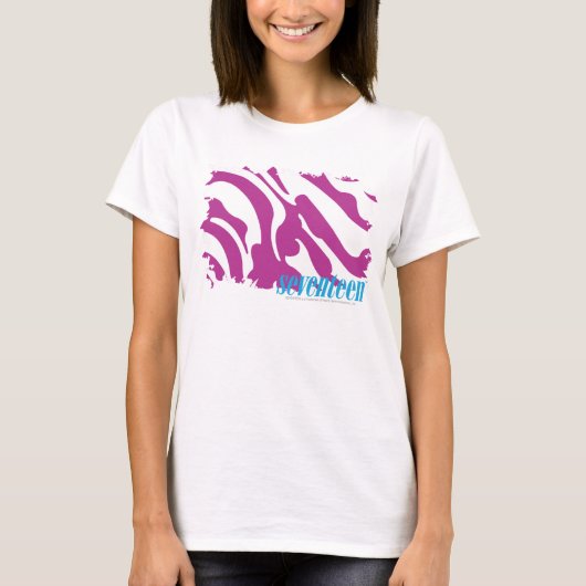 ZEBRA PAARS 3 T-SHIRT (Voorkant)