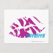 Zebra Paars Briefkaart (Voorkant)