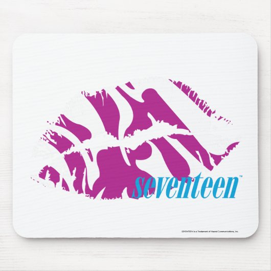 Zebra Paars Muismat (Voorkant)