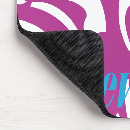 Zebra Paars Muismat (Hoek)