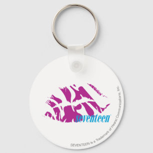 Zebra Paars Sleutelhanger