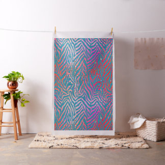 Zebra Paars Splash Stof