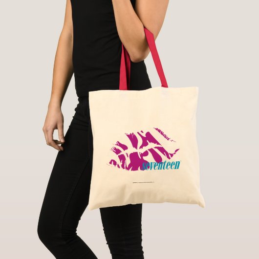 Zebra Paars Tote Bag (Voorkant (product))