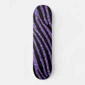 Zebra Paarse afbeelding — Elegant afdrukken Persoonlijk Skateboard (Voorkant)