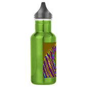 Zebra Paarse streep Waterfles (Links)