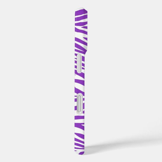 Zebra Paarse strepen Case-Mate iPhone Case (Achterkant / Rechts)