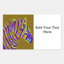 Zebra Paarse strepen op maat