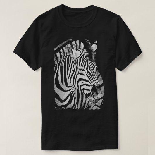 Zebra Painting T-shirt (Design voorkant)