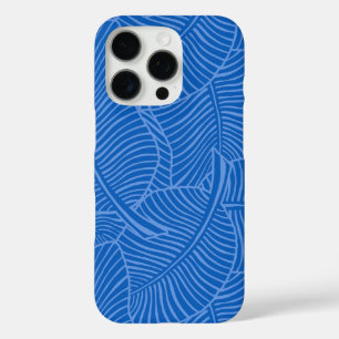 Zebra Palm Hawaïaans Tropisch Oceaan Blauw iPhone 16 Pro Hoesje