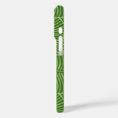Zebra Palm Hawaiian Tropical Palm Green Case-Mate iPhone Case (Achterkant / Links)