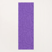 Zebra Palm Hawaiian Tropisch Paars Omkeerbaar Yogamat (Achterkant)