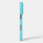 Zebra Palm Hawaiian Tropische Aqua Case-Mate iPhone Case (Achterkant / Rechts)