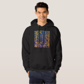 Zebra Panther Cheetah Dierensafari Print Hoodie (Voorkant volledig)