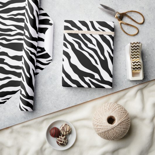 Zebra papier voor het inkepen van vuilnisbakken (Crafts)