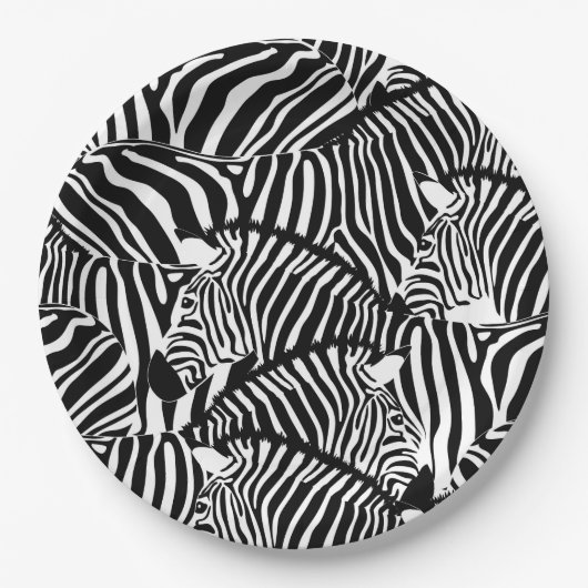 Zebra Papieren Bordje (Voorkant)