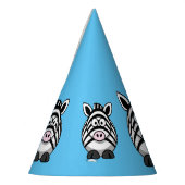 Zebra Party Pet Feesthoedjes (Links)