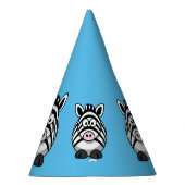 Zebra Party Pet Feesthoedjes (Rechts)