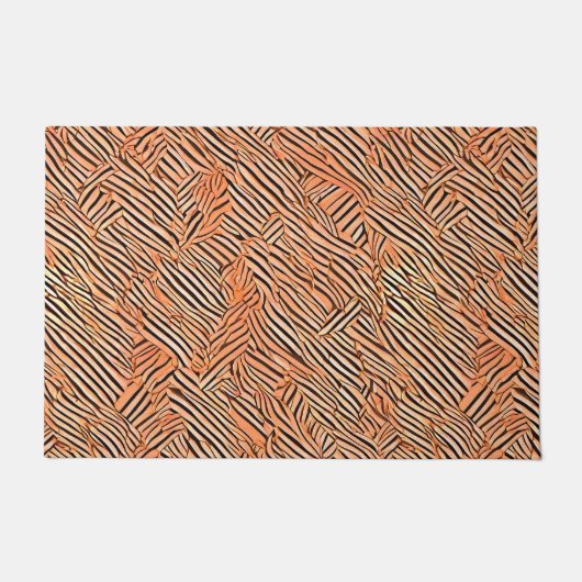Zebra-patronen Deurmat (Voorkant)