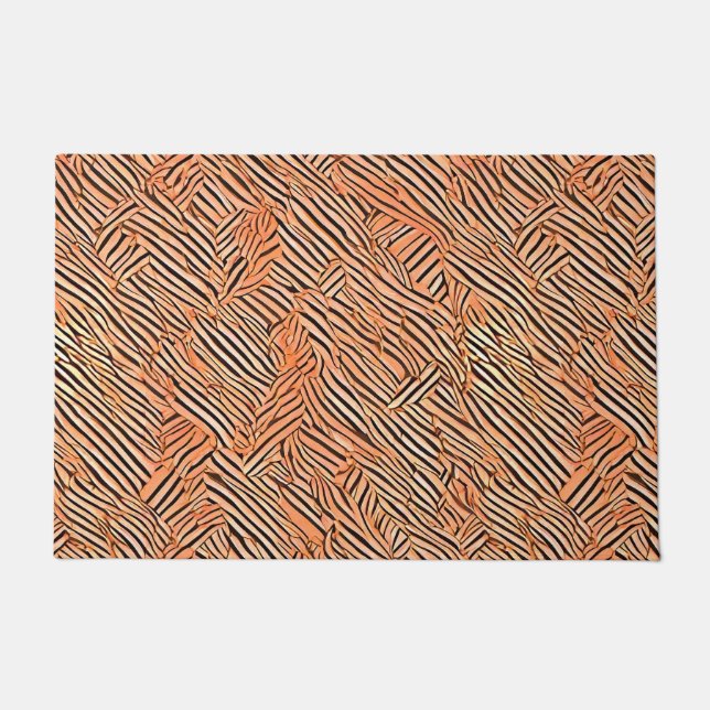 Zebra-patronen Deurmat (Voorkant)
