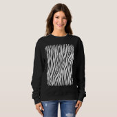 Zebra Patroon Carnaval Kostuum Zebra Strepen Fanta Trui (Voorkant volledig)