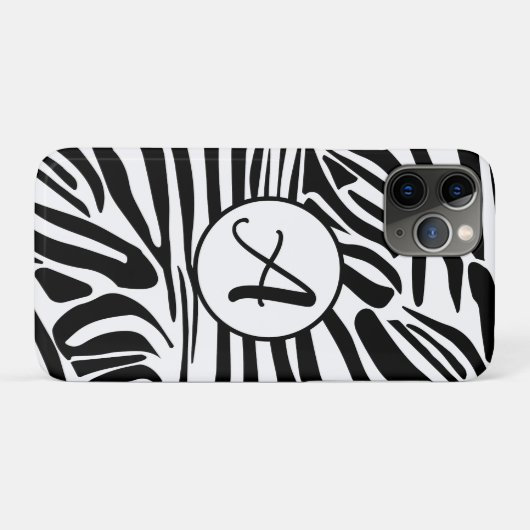 Zebra patroon Case-Mate iPhone case (Achterkant (horizontaal))