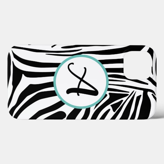 Zebra patroon Case-Mate iPhone case (Achterkant (horizontaal))