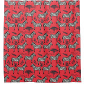 Zebra Patroon Douchegordijn (Voorkant)