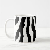 zebra-patroon koffiemok (Links)