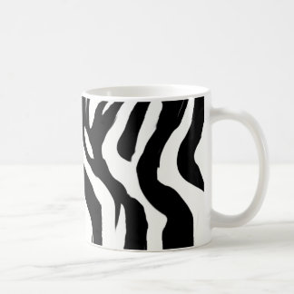 zebra-patroon koffiemok