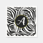 Zebra patroon servet (Voorkant)