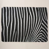 Zebra Patroon Sherpa Deken (Voorkant (horizontaal))