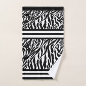 Zebra Pattern Bad Handdoek (Handdoek)