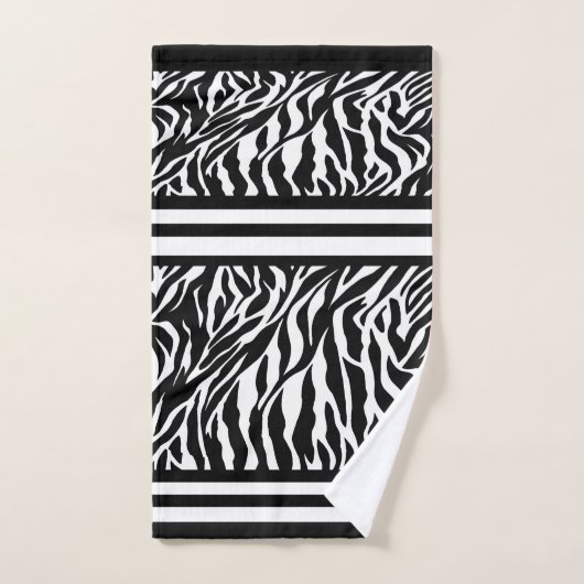 Zebra Pattern Bad Handdoek (Handdoek)