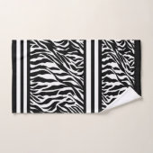 Zebra Pattern Bad Handdoek (Handdoek)