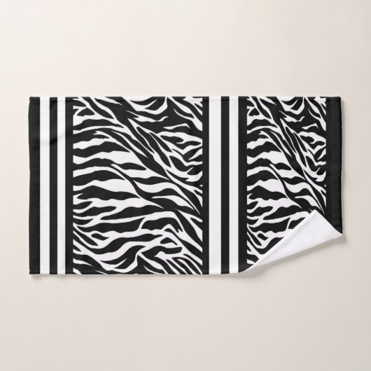 Zebra Pattern Bad Handdoek (Handdoek)