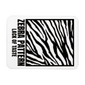 Zebra Pattern Bad Taste Mode Victim Magneet (Horizontaal)